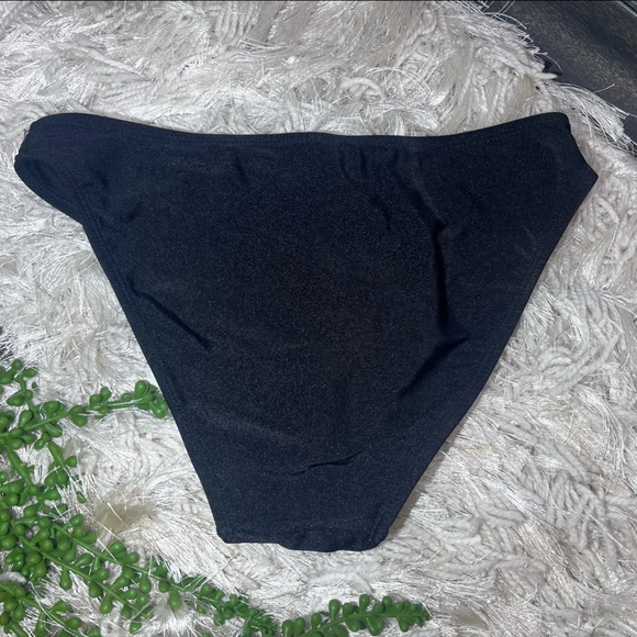 🌼3/$30🌼Stylish Swimwear Black Bandeau Strapless Bikini Set Size Small - Picture 6 of 12